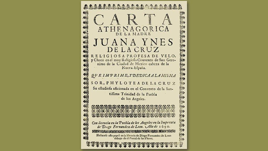 La Carta Athenagórica en la Cervantina